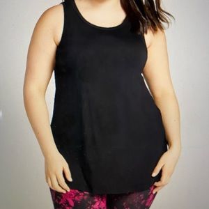 V-Back High Neck Tank